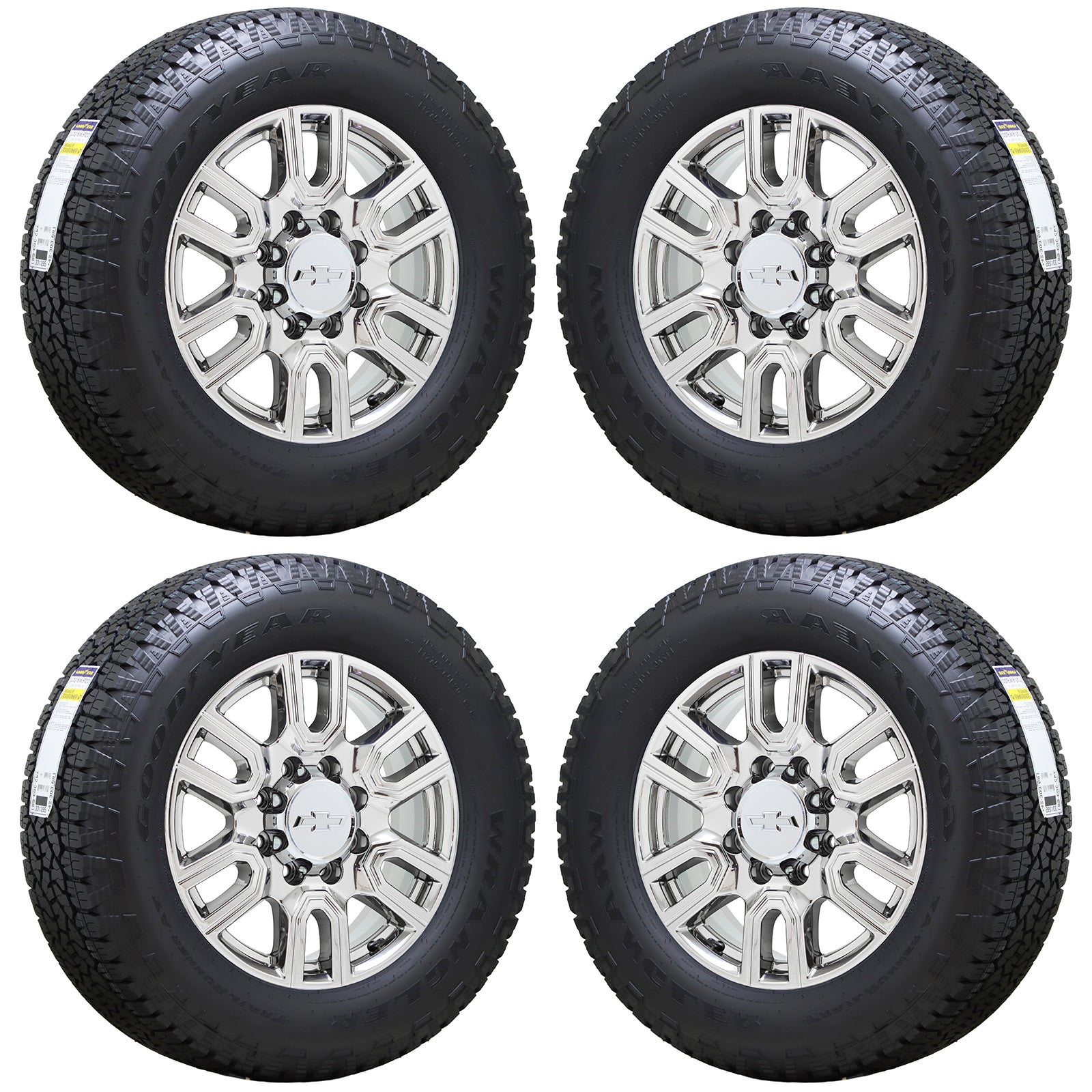 20" Chevrolet Silvera 2500 3500 Truck Bright Chrome wheels rims Factory OEM 5950